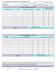 Schedule 2 Gas Assessment Rendition - Kansas, Page 2