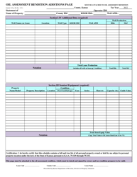 Schedule 2 Oil Assessment Rendition - Kansas, Page 2