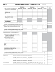 Form K-121 Kansas Corporation Combined Income Method of Reporting - Kansas, Page 2