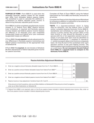 Form 8582-K Kentucky Passive Activity Loss Limitations - Kentucky, Page 4