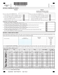 Schedule ITC Kentucky Individual Tax Credit Schedule - Kentucky, Page 2