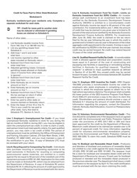 Schedule ITC Kentucky Individual Tax Credit Schedule - Kentucky, Page 5