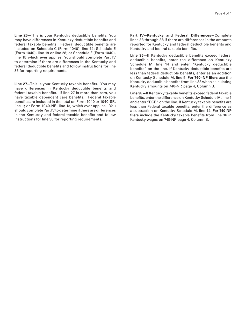 Form 2441-K Kentucky Child and Dependent Care Credit - Kentucky, Page 4