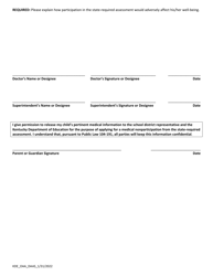 Medical Nonparticipation Form - Kentucky, Page 2