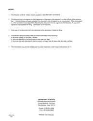 Form 635_0116 Nonprofit Corporation Application for Certificate of Withdrawal - Iowa, Page 2