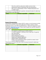 Form DPP-17 Readiness for Driving Agreement - Kentucky, Page 2