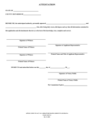 Application for Registration of a Risk Purchasing Group in the State of Louisiana - Louisiana, Page 10