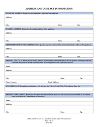 Application for Registration of a Risk Purchasing Group in the State of Louisiana - Louisiana, Page 5