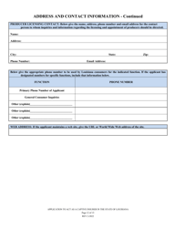 Application to Act as a Captive Insurer in the State of Louisiana - Louisiana, Page 12