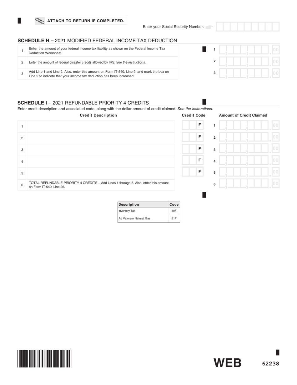 Form IT-540 Louisiana Resident Income Tax Return - Louisiana, Page 11