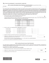 Form IT-540 Louisiana Resident Income Tax Return - Louisiana, Page 15