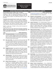 Instructions for Form IT-565 Partnership Return of Income - Louisiana, Page 19