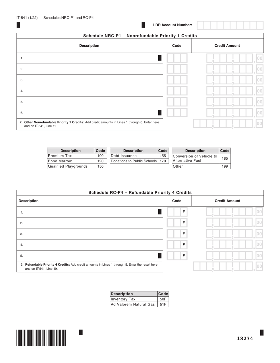 Form IT-541 Fiduciary Income Tax Return - Louisiana, Page 4
