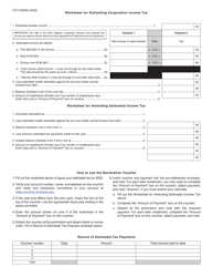 Instructions for Form CIFT-620ES Louisiana Estimated Tax Declaration Voucher for Corporations - Louisiana, Page 2