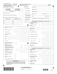 Form CIFT-620 Estimated Tax Voucher for Corporations - Louisiana