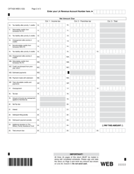 Form CIFT-620 Estimated Tax Voucher for Corporations - Louisiana, Page 2