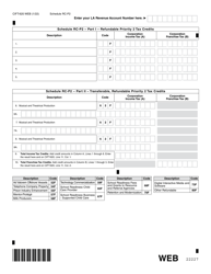 Form CIFT-620 Estimated Tax Voucher for Corporations - Louisiana, Page 6