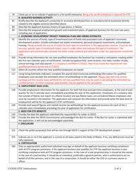 Instructions for Business Certification Application - Employment Tax Increment Financing (Etif) Program - Maine, Page 2