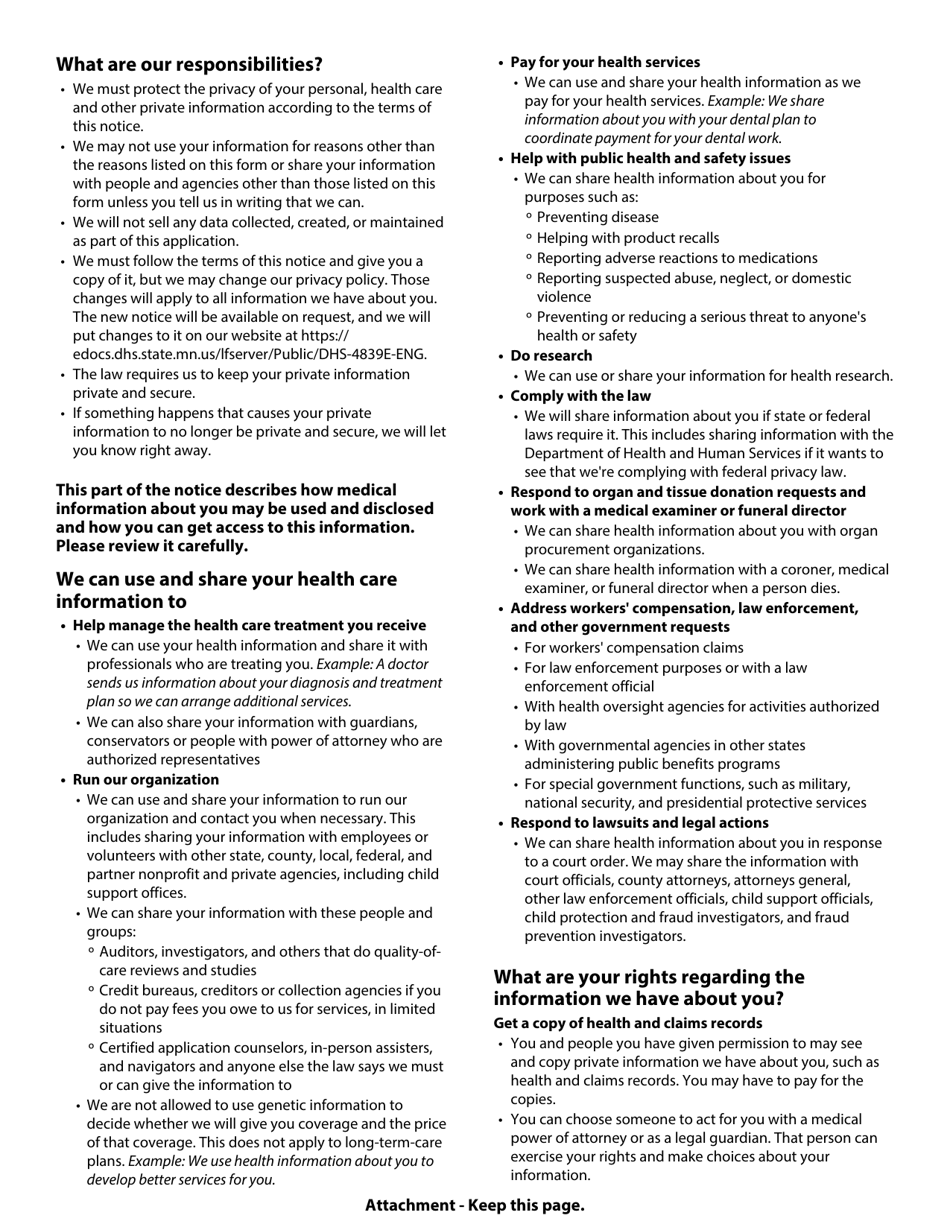 Form DHS-3525-ENG Application and Renewal Form for Medical Assistance for Women With Breast or Cervical Cancer (Ma-Bc) - Minnesota, Page 8