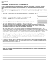 Form CSCL/LFC-100 Prepaid Funeral and Cemetery Sales Act Annual Report - Michigan, Page 2