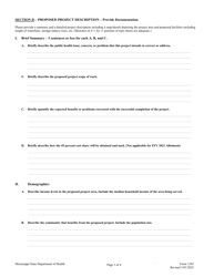 Form 1265 Wiin Grant Application - Mississippi, Page 3