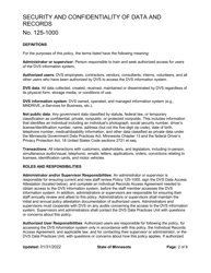 Security and Confidentiality of Data and Records Access Attestation - Minnesota, Page 2