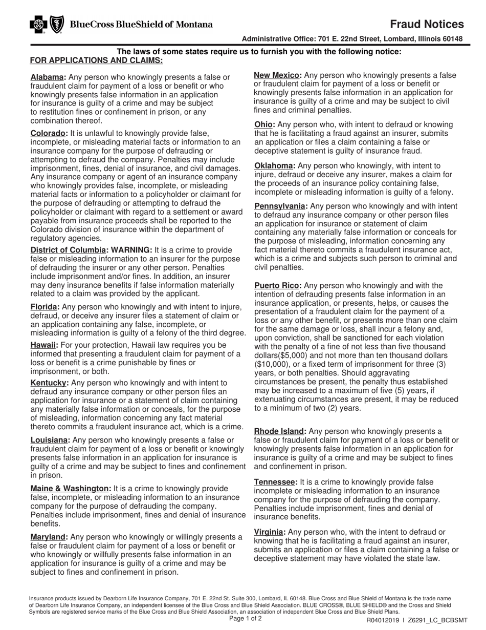 Application to Convert Group Life Insurance - Montana, Page 4