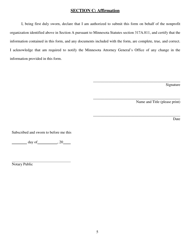 Notice of Intent to Dissolve, Merge, Convert, Consolidate, or Transfer Assets - Minnesota, Page 5