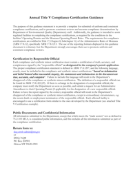 Air Quality Operating Permit Annual Compliance Certification - Montana, Page 2