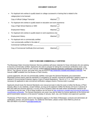 License Exam Application - Pest and Weed Control - Mississippi, Page 5
