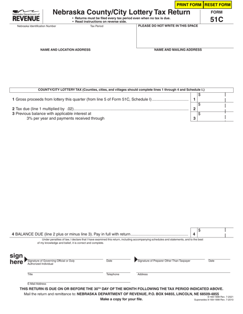 Form 51C  Printable Pdf