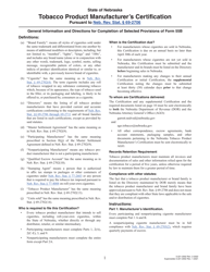 Document preview: Form 55B Tobacco Product Manufacturer's Certification - Nebraska, 2022