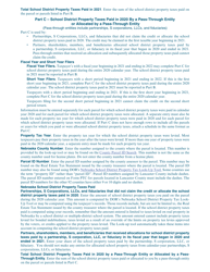 Form PTC Nebraska Property Tax Incentive Act Credit Computation - Nebraska, Page 4