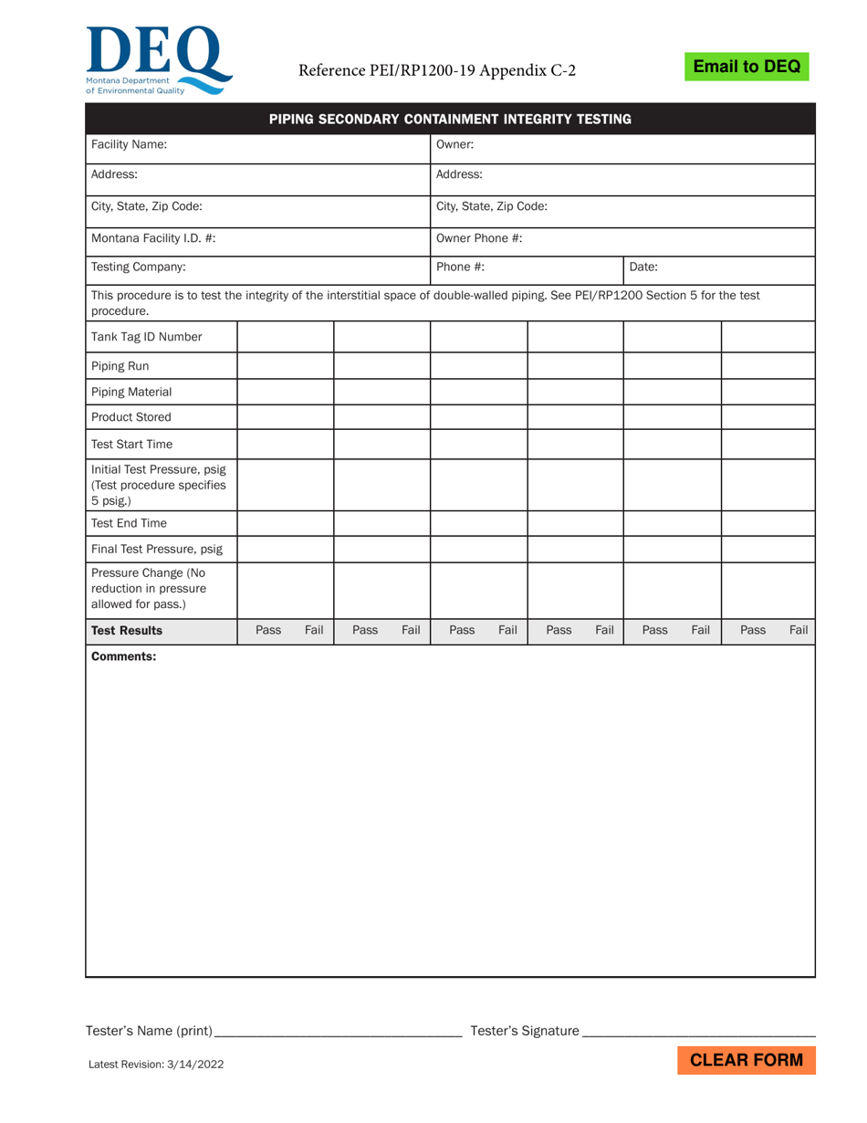 Appendix C-2 Download Fillable PDF or Fill Online Piping Secondary ...