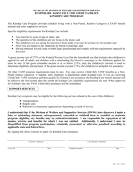Document preview: Form 2621-EK Temporary Assistance for Needy Families - Kinship Care Program - Nevada