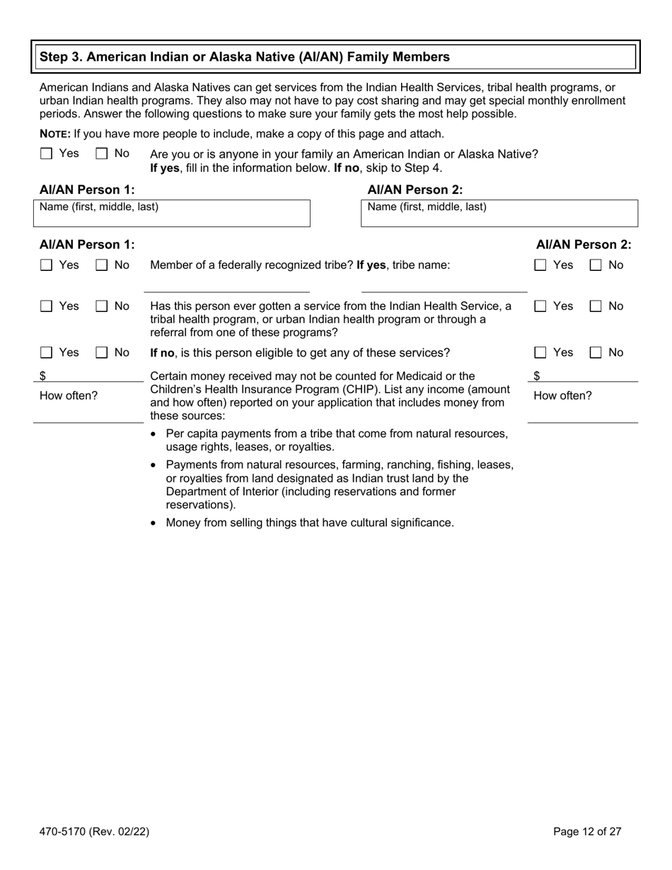 Form 470-5170 Application for Health Coverage and Help Paying Costs - Iowa, Page 14