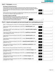 Form GST111 Financial Institution Gst/Hst Annual Information Return - Canada, Page 4