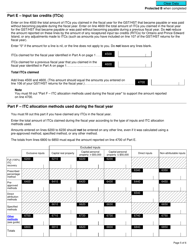 Form GST111 Financial Institution Gst/Hst Annual Information Return - Canada, Page 5