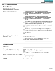 Form GST322 Certificate of Government Funding - Canada, Page 2