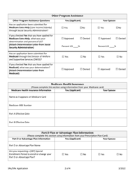 Application for Srx/Drx Program - Nevada, Page 2