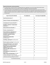 Application for Srx/Drx Program - Nevada, Page 3