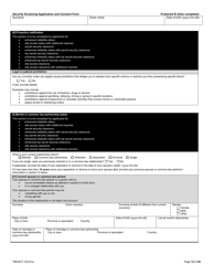 Form TBS/SCT330-61E Security Screening Application and Consent Form - Canada, Page 12