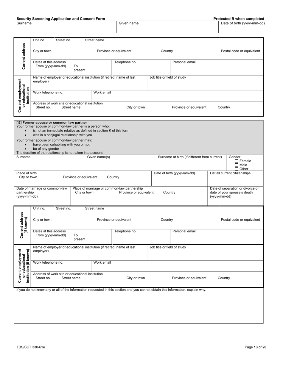 Form TBS/SCT33061E Fill Out, Sign Online and Download Fillable PDF