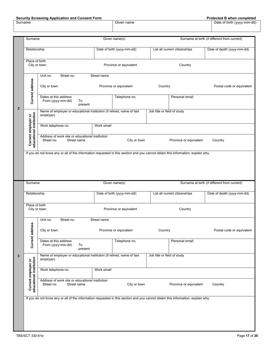 Form TBS/SCT33061E Fill Out, Sign Online and Download Fillable PDF