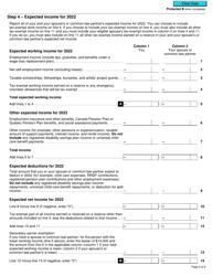 Form RC201 Canada Workers Benefit Advance Payments Application - Canada, Page 3