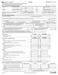 Form T106 Information Return of Non-arm&#039;s Length Transactions With Non-residents (2022 and Later Tax Years) - Canada, Page 3