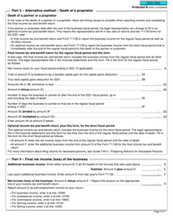 Form T1139 Reconciliation of Business Income for Tax Purposes - Canada, Page 3