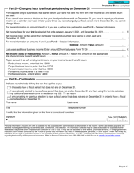 Form T1139 Reconciliation of Business Income for Tax Purposes - Canada, Page 4
