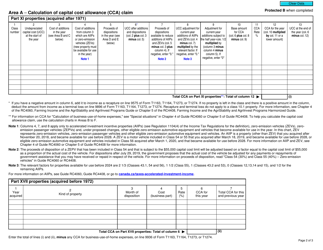 Form T1175 Farming - Calculation of Capital Cost Allowance (Cca) and Business-Use-Of-Home Expenses - Canada, Page 2