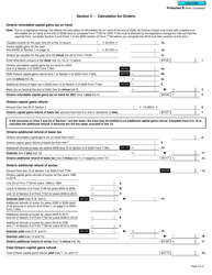 Form T184 Capital Gains Refund to a Mutual Fund Trust - Canada, Page 3